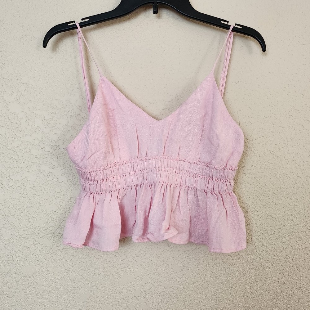 MOD Boutique Crop Peplum Top